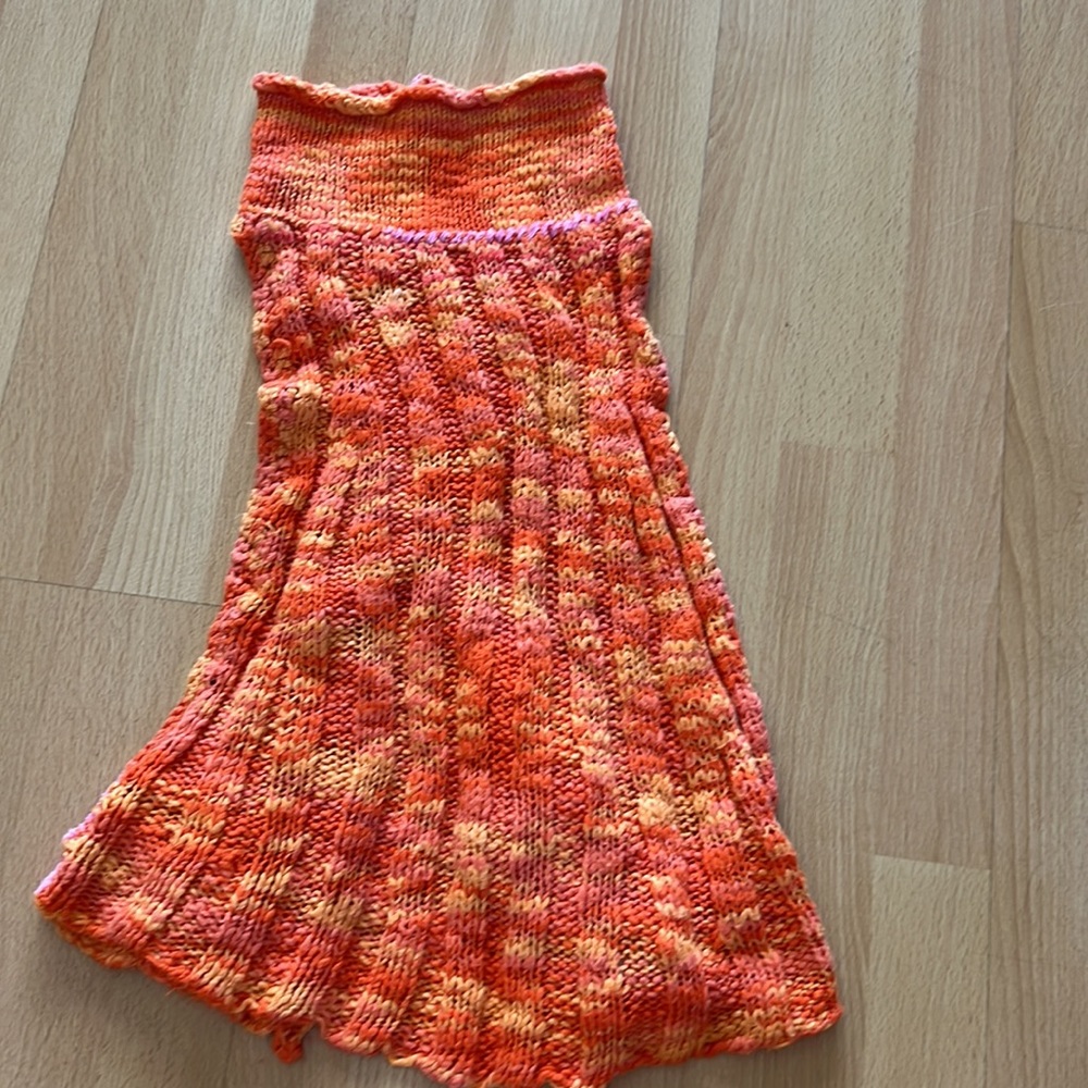 Orange Knit Free People Top